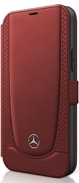 Image du produit Mercedes Book Case Perforated Leather pour Apple iPhone 12 mini - rouge (Apple iPhone 12 mini)