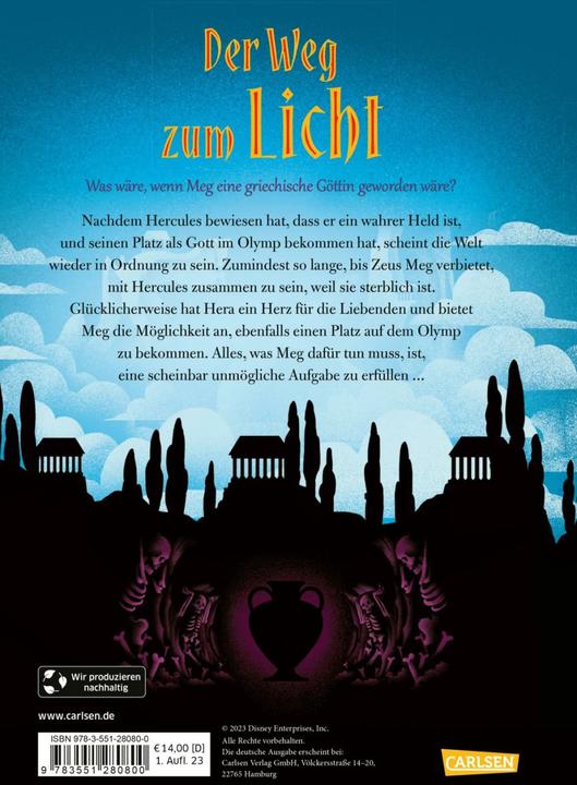 Produktbild Disney. Twisted Tales: Der Weg zum Licht (Hercules) (Deutsch, Walt Disney, Carlotta Ingwersen, Jen Calonita, 2023)