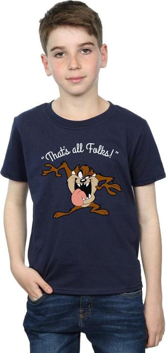 Immagine prodotto Looney Tunes Taz That's All Folks Maglietta Ragazzi (116)