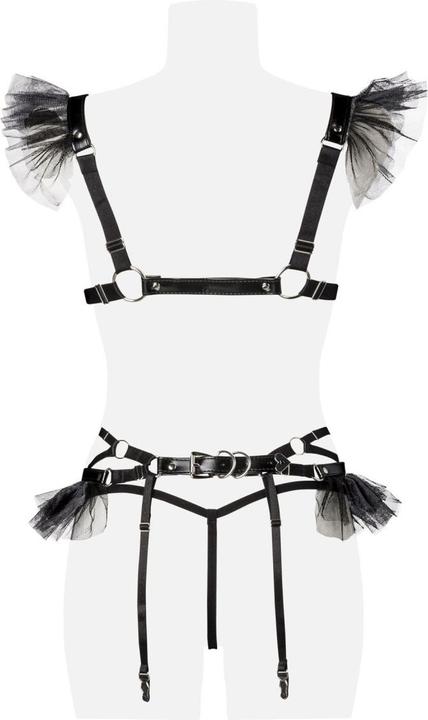 Actual product image Grey Velvet 4-piece erotic set S-M (S, M, S/M)