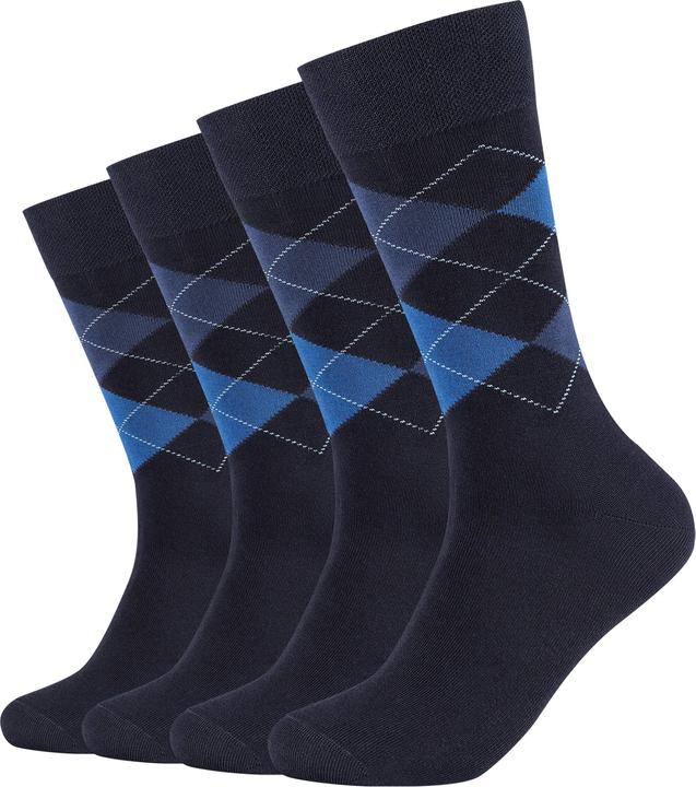 Produktbild Camano Men ca-soft classic argyle Socken 4p (4er Pack, 43, 46)