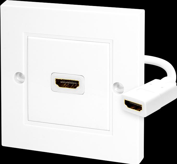 Produktbild LogiLink AV HDMI-Adapter – HDMI-Baltas (AH0014) (0.07 m, HDMI)