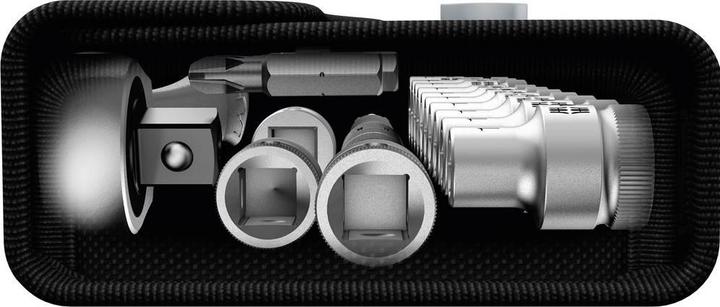 Produktbild Wera 8100 SC 8 Zyklop Metal-Knarrensatz (11 mm, 17 mm, 19 mm, 12 mm, 15 mm, 14 mm, 16 mm, 13 mm, 18 mm, 10  mm)