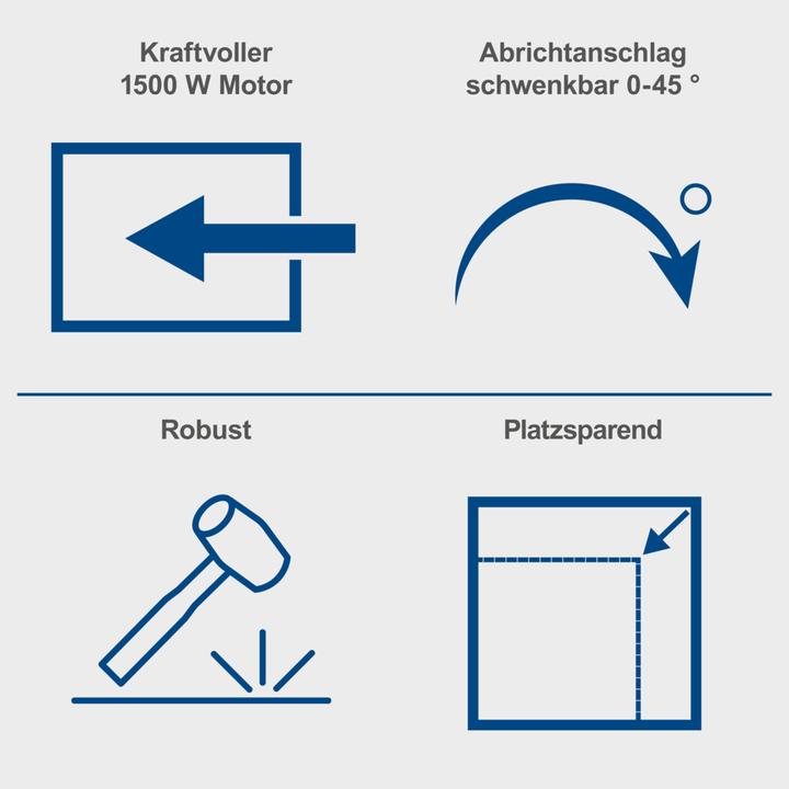 Produktbild Scheppach HMS1070 Abricht- / Dickenhobelmaschine