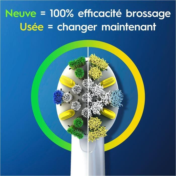 Actual product image Oral-B FlossAction 80338476 Electric toothbrush head (e) (3 x)
