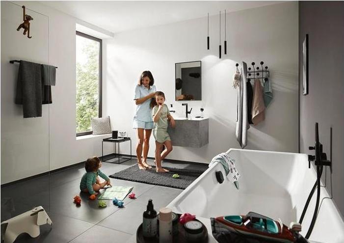 Produktbild hansgrohe Stabhandbrause RAINFINITY 100 1jet (1 Strahlarten, 13.80 l/min)