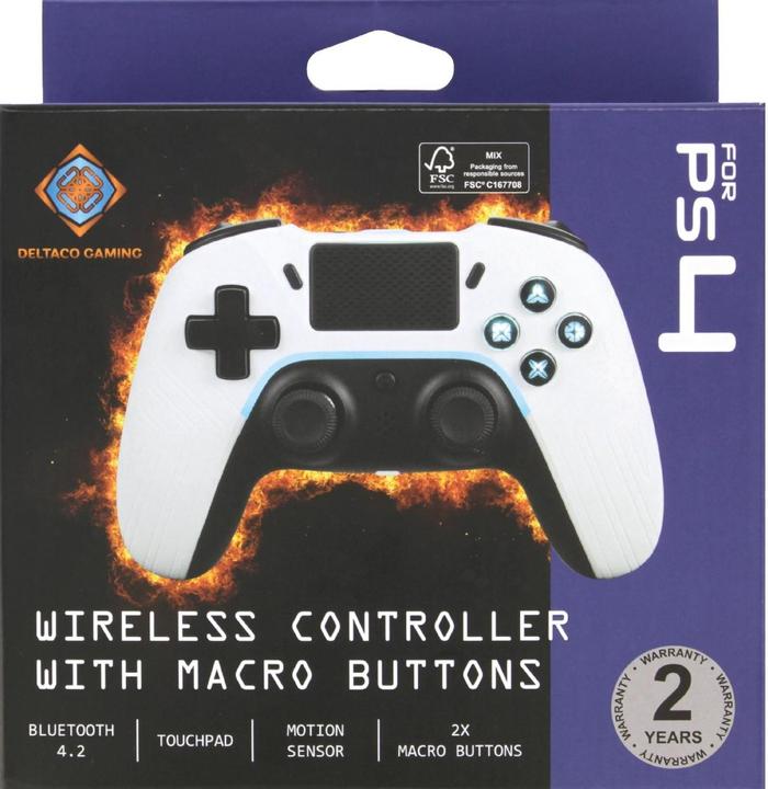 Immagine prodotto Deltaco Gaming Wireless PS4 & PC Controller (PS4, PC, Android)