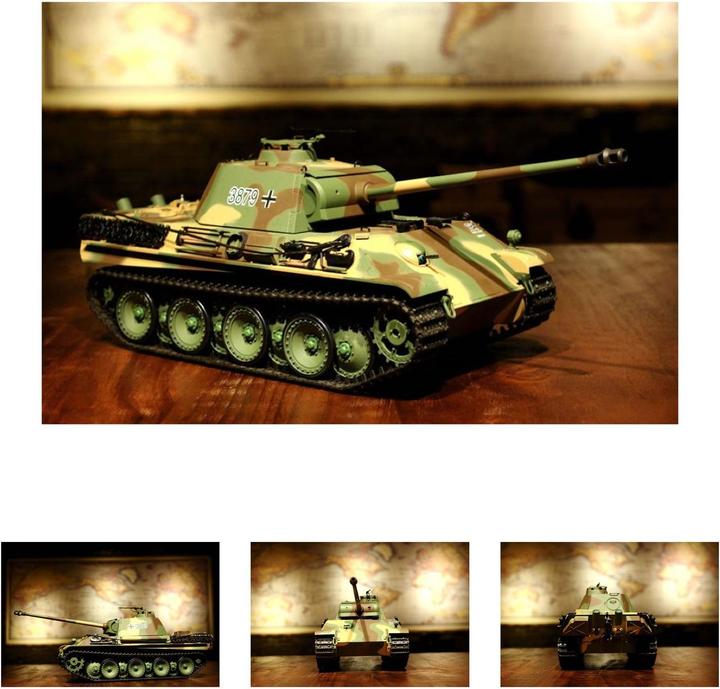 Actual product image Es-toys Heng Long RC Tank Panther G 1:16 pro (RTR Ready-to-Run)