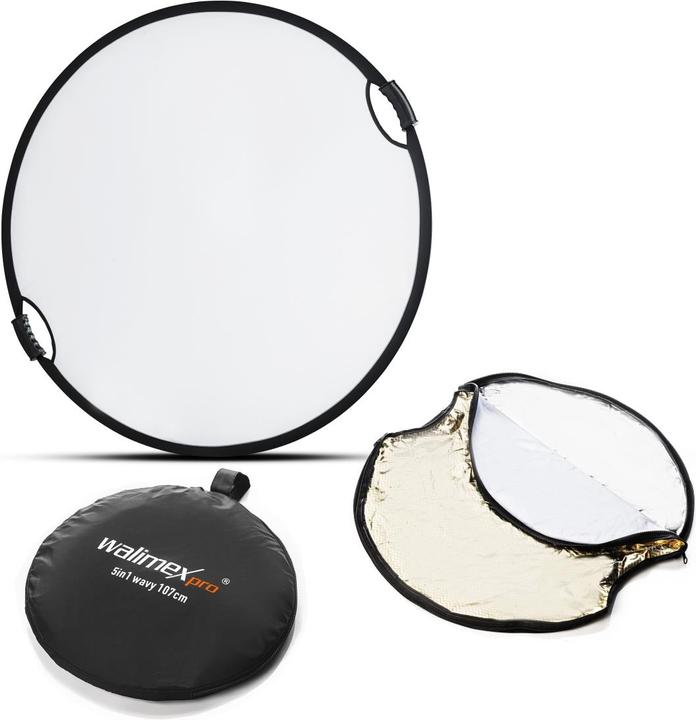 Produktbild Walimex pro Pro 5 in 1 Faltreflektor wavy comfort (Faltreflektor, 107 cm)