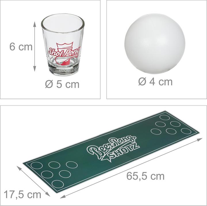 Produktbild Relaxdays Mini Beer Pong