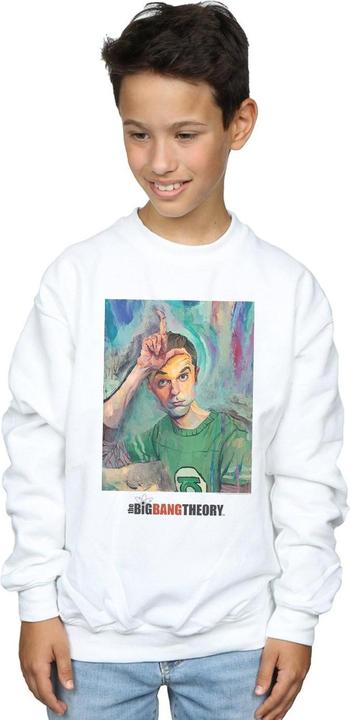 Actual product image Dam Boys Sheldon Loser Painting Sweatshirt (140, 146)