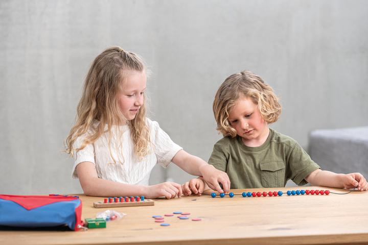 Actual product image Betzold Pupil rake set in pencil case (French)