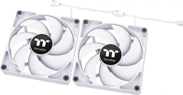 Image du produit Thermaltake TT CT120 Ventilateur PC Blanc 2 Pack CL-F151-PL12WT-A (120 mm, 2 x)