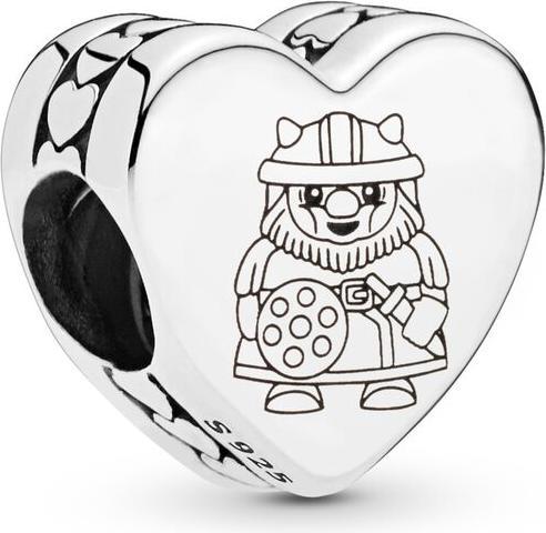 Actual product image Pandora Viking Heart Charm (Silver 925)