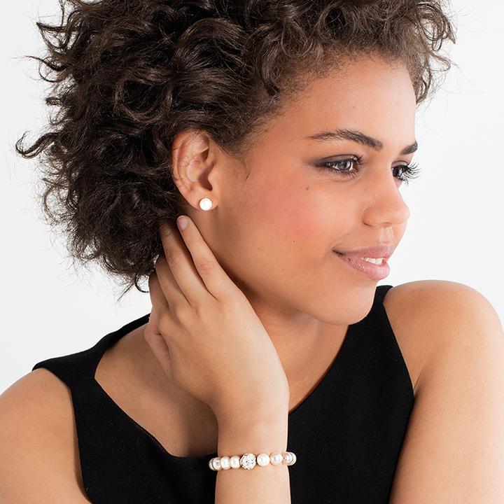 Produktbild Thomas Sabo Perlenohrstecker Gross (Silber)