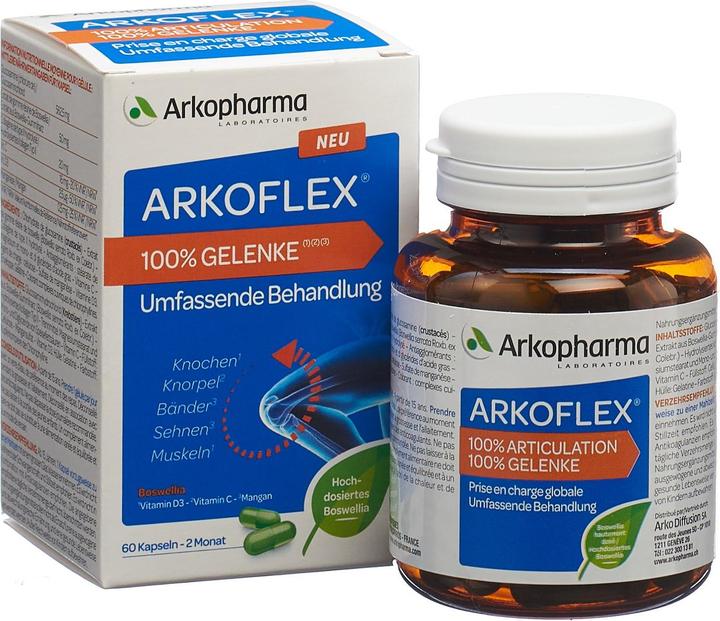 Produktbild Arkopharma Arkoflex 100%Gelenke Kapseln (60 Stück, Kapseln, 87 g)
