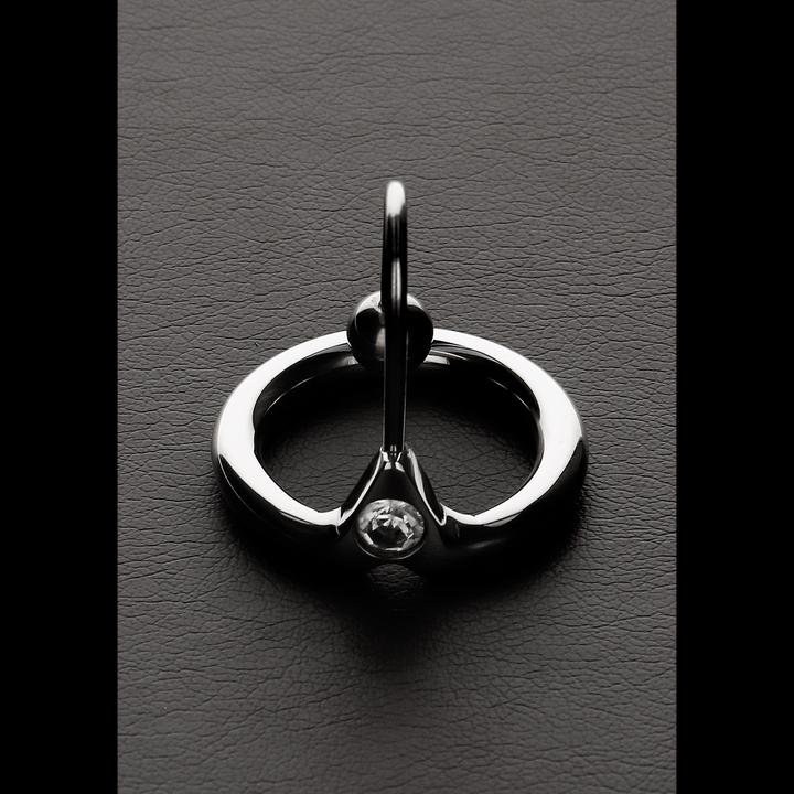 Actual product image Triune Lock N Load - Glans Ring Cum Stopper - Stainless Steel (10 cm)