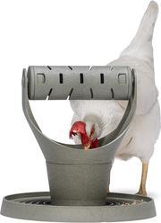 Actual product image Beeztees Feeding Station Chickens Play and Snack Tower, Grey