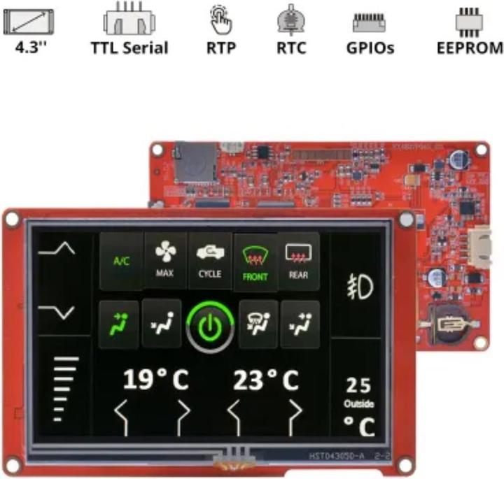 Produktbild Sonoff Nextion Intelligent 4.3 Zoll 480x272 TFT Touch Display