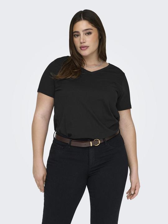 Produktbild Only Normal geschnitten V-Ausschnitt T-Shirt T-shirt (L)