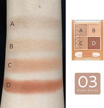 Image du produit Cezanne Ombre à paupières Beige Tone - 4.3g (03) Antique Beige (Beige antique)