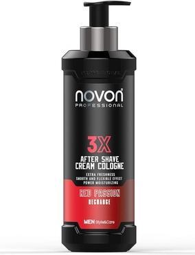 Produktbild Novon Professional 3X Aftershave Creme Köln Red Passion 400ml (Aftershave Sprühpumpe, 400 ml)