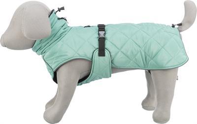 Actual product image Trixie CityStyle Oslo coat, recycled, S, 36 cm, Jade (S, Dog coat)