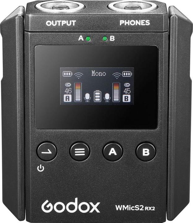 Immagine prodotto Godox WMicS2 Kit 1 Sistema microfonico wireless UHF
