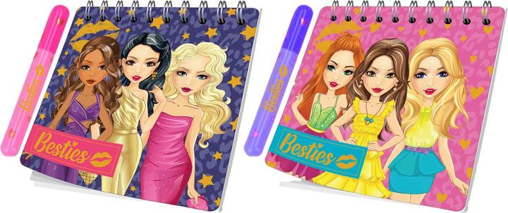 Actual product image Besties Mini notebook with pen (8 x 8 cm)
