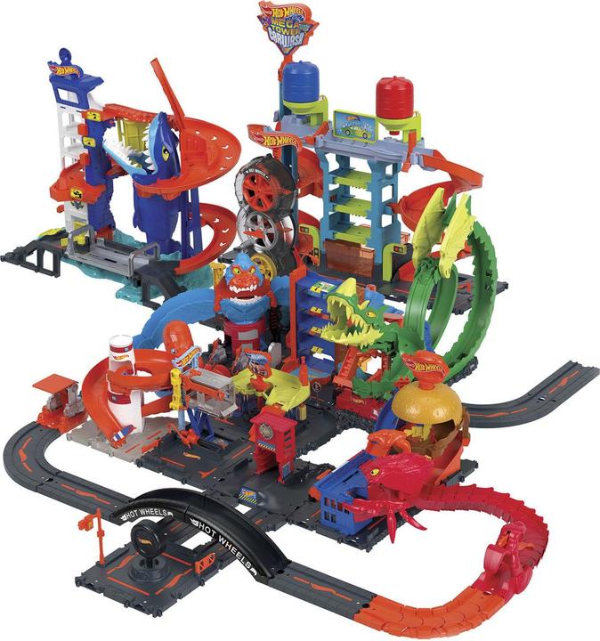 Image du produit Hot Wheels HW City Mega tour de lavage de voitures