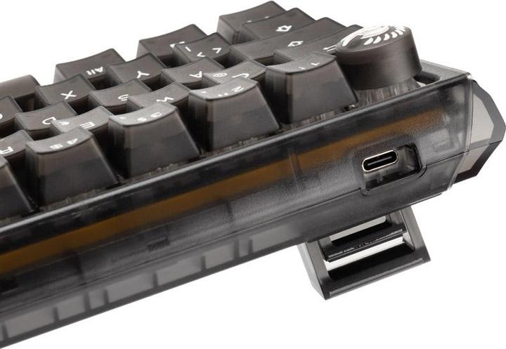 Productafbeelding Ducky One 3 Aura Black Mini Gaming Keyboard, RGB LED - MX-Speed-Silver (NL, Bedraad)