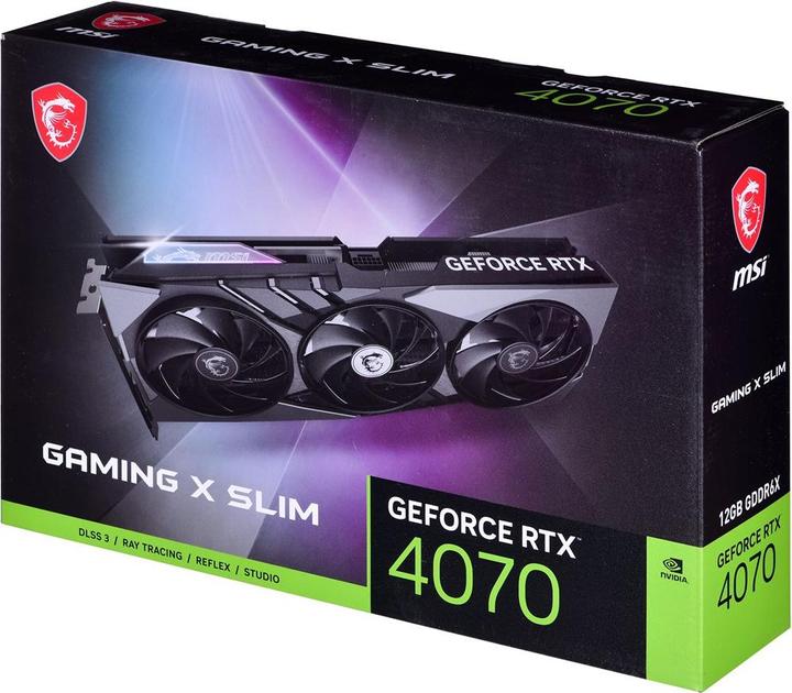 Produktbild MSI GeForce RTX 4070 GAMING X SLIM (12 GB)