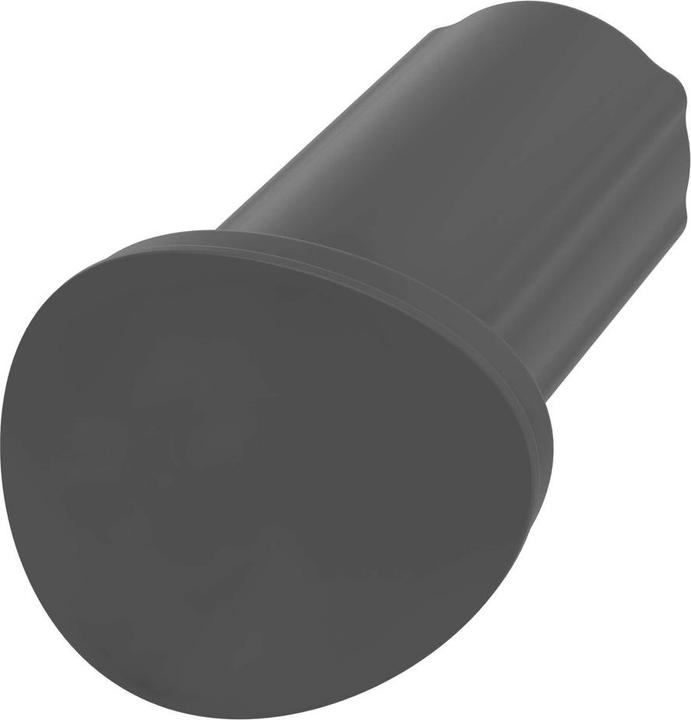 Wundermix WunderButton Verschlussstöpsel für Mixtopf-Griff TM6, TM5 und TM Friend - grau ohne Logo (Thermomix)
