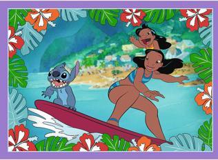 Produktbild Trefl Lilo & Stitch 4in1 Puzzle 35/48/54/70T (54 Teile)