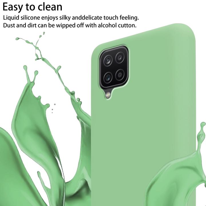 Actual product image Cadorabo TPU Cover Mobile Phone Chain Liquid (Samsung Galaxy A12, Samsung Galaxy M12)