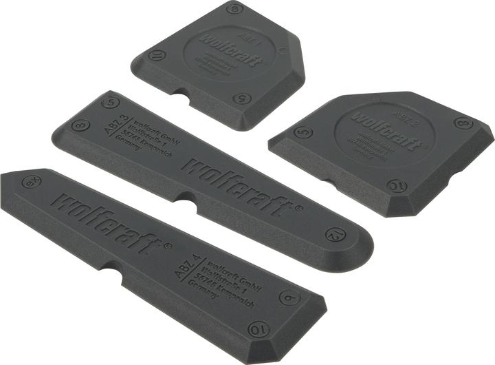 wolfcraft Kit de lisseurs de joints 4 pcs (21 cm)