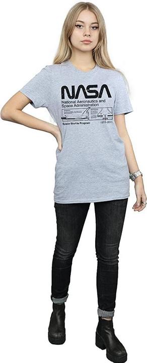 Immagine prodotto Nasa Femme/Les femmes - T-shirt classica con navetta spaziale (M)