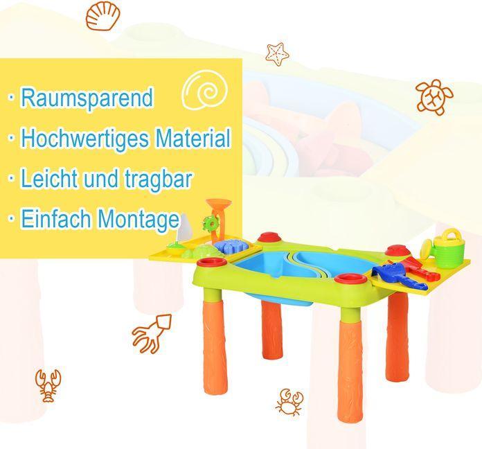 Image du produit Swisshandel24 Table de jeu de sable et d'eau pour enfants table de boue pour enfants en extérieur table de jeu en