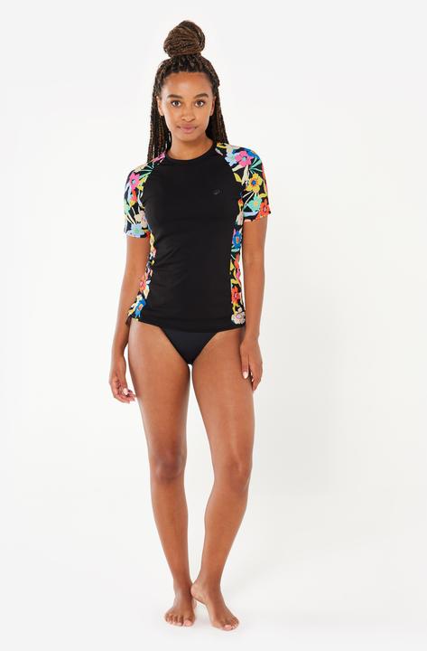 Actual product image Olaian UV-Shirt Surfen Damen UV-Schutz 50+ Kanika schwarz (L)