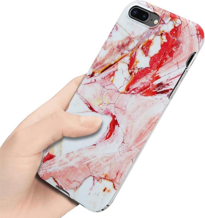 Productafbeelding Cadorabo IMD TPU kleurrijke marmeren hoes (Apple iPhone 7 Plus, Apple iPhone 7s Plus)