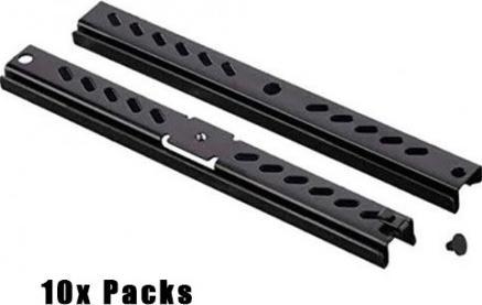 HPE E Aruba AP-MNT-MP10-A, mount bracket kit, 10-pack, type A, suspended ceiling rail, Campus AP