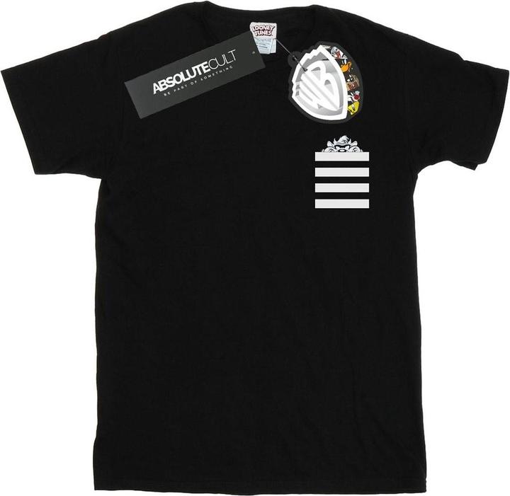 Image du produit Looney Tunes - T-shirt TAZ STRIPES FAUX POCKET - Homme (S)