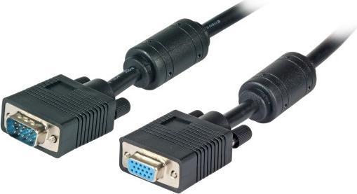 Produktbild EFB Elektronik K5327SW.20 20m VGA (D-Sub) VGA (D-Sub) Schwarz VGA-Kabel (20 m, VGA)
