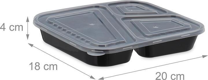 Actual product image Relaxdays 24x Meal Prep Boxes