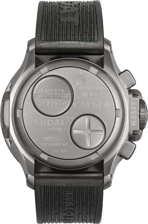 Immagine prodotto U-Boat 8111/D Capsoil Chrono SS 45mm 10ATM (Cronografo, 45 mm)