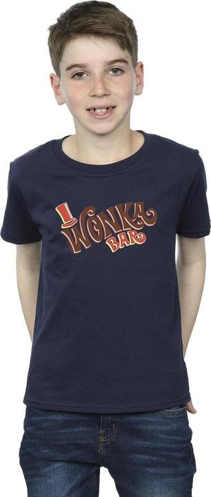 Immagine prodotto Willy Wonka & the Chocolate Factory Bar Logo Maglietta Ragazzi (152, 158)