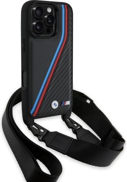 Immagine prodotto BMW BMHCP16X23PSVTK Custodia rigida per iPhone 16 Pro Max 6,9" in carbonio/nero M Edition Carbon (Apple iPhone 16 Pro Max)