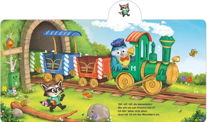 Immagine prodotto Demel:Töff, töff, töff, die Meisenbahn (Tedesco, Igor Lange, Anni Demel, 2024)