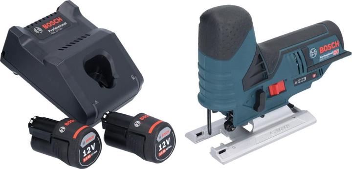Immagine prodotto Bosch Professional Bosch GST 12V-70 Seghetto alternativo professionale a batteria 12 V 70 mm + 2x batteria 3,0 Ah +