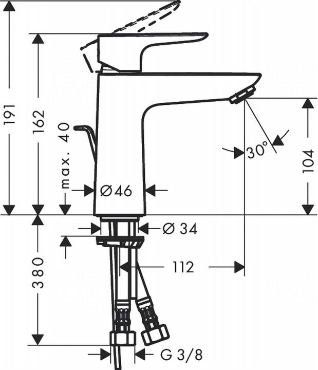 Produktbild hansgrohe Talis E Chrom